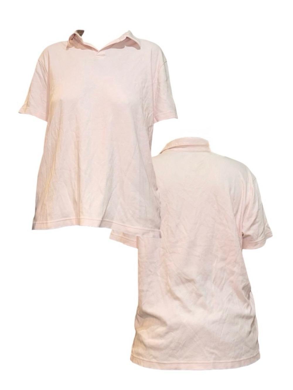 Casual Pink Polo Shirt for Women